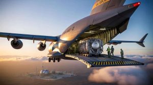 It’s a world first: the United States manages to move a nuclear reactor by air