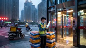 In China, skyscrapers are so tall that a new (unlikely) job has emerged