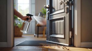 Spraying vinegar on the front door: why people recommend it and what it’s really for