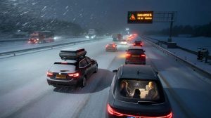 Heavy snow officially confirmed to intensify late tonight as forecasters warn visibility could collapse in minutes yet drivers defiantly plan long journeys anyway